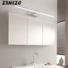 Modern Led Wall Lamp 120 100 80cm Mirror Light Wall Mounted Wall Light Fixture Bathroom Mirror Light Sconce Lamp Black White 2