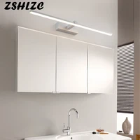 Modern Led Wall Lamp 120 100 80cm Mirror Light Wall Mounted Wall Light Fixture Bathroom Mirror Light Sconce Lamp Black White 2
