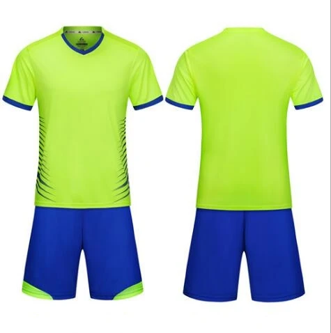Custom camiseta futb Children Adult Football Jerseys Boys Soccer Sets,Football Uniforms Kids Soccer Tracksuit Team sports shirt - Цвет: GREEN NOT CUSTOM