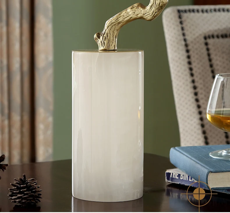 Аксессуары для домашнего декора Медная настольная лампа пара птиц стенд на ветке