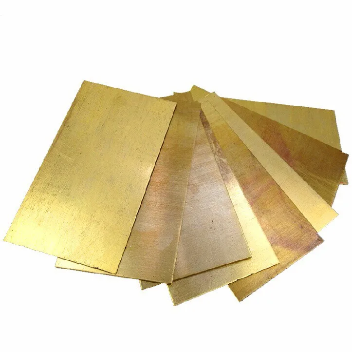 100x100x4mm H62 high tenacity Brass Plate Building Manual material DIY use tools brass block sheet pieces