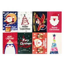 8 шт. милый 5d Diy бриллиантовый рисунок Рождество карты Алмазная мозаика Emboridery бисер полный заказ специальный Рождественский подарок Санта-мен