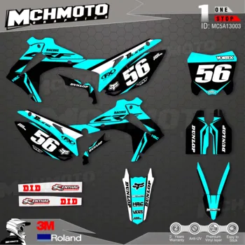 

Customized Team Graphics Backgrounds Decals 3M Custom Stickers For 14-17CRF250R 13-16CRF450R