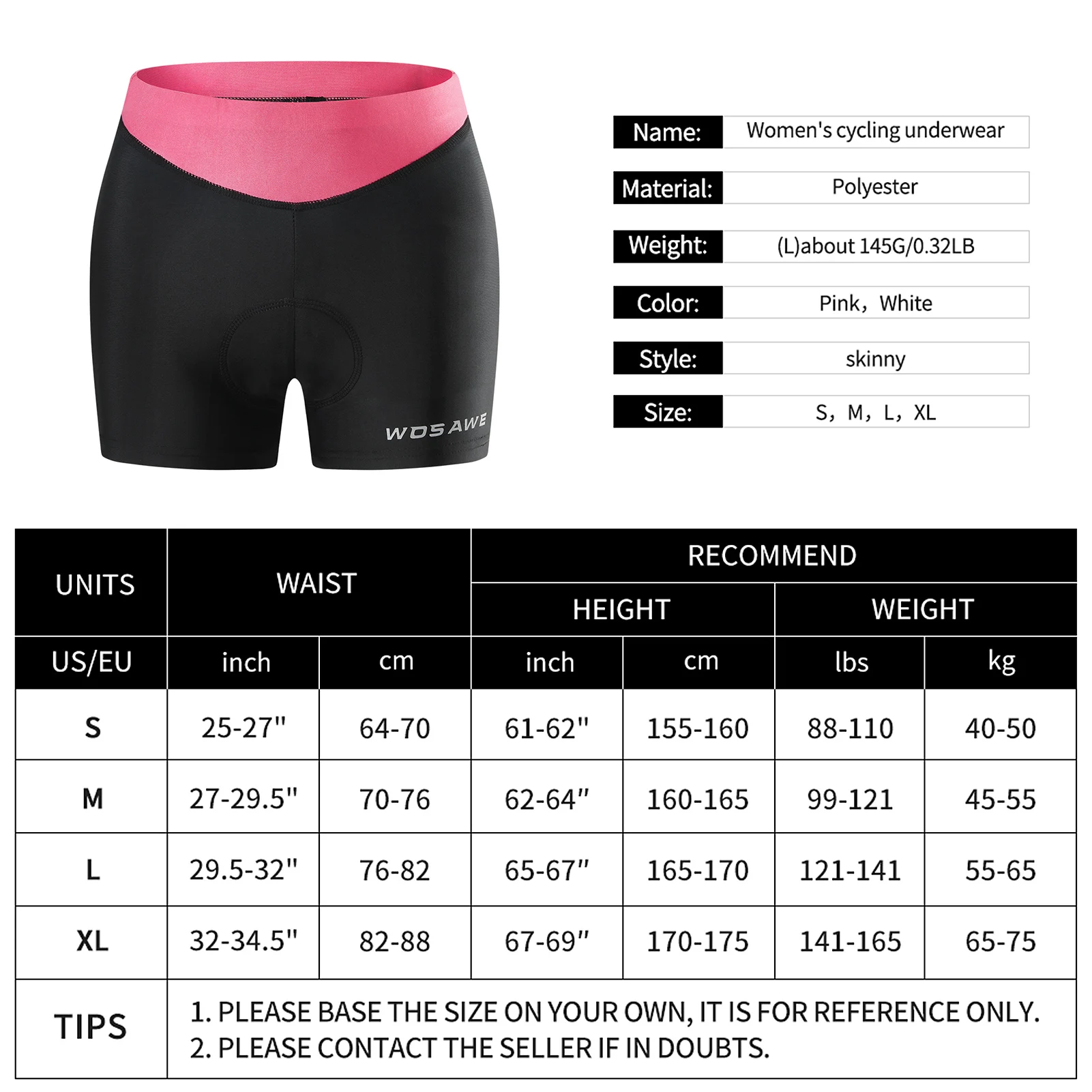 Women Cycling Underwear Padded Bike 