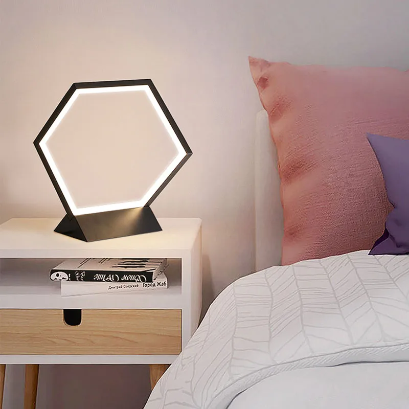 Modern LED Desk Lamps For Bedroom Study Table Bed Lamp Reading Simple Personality Night Lighting Deco Chambre QIYIMEI | Лампы и
