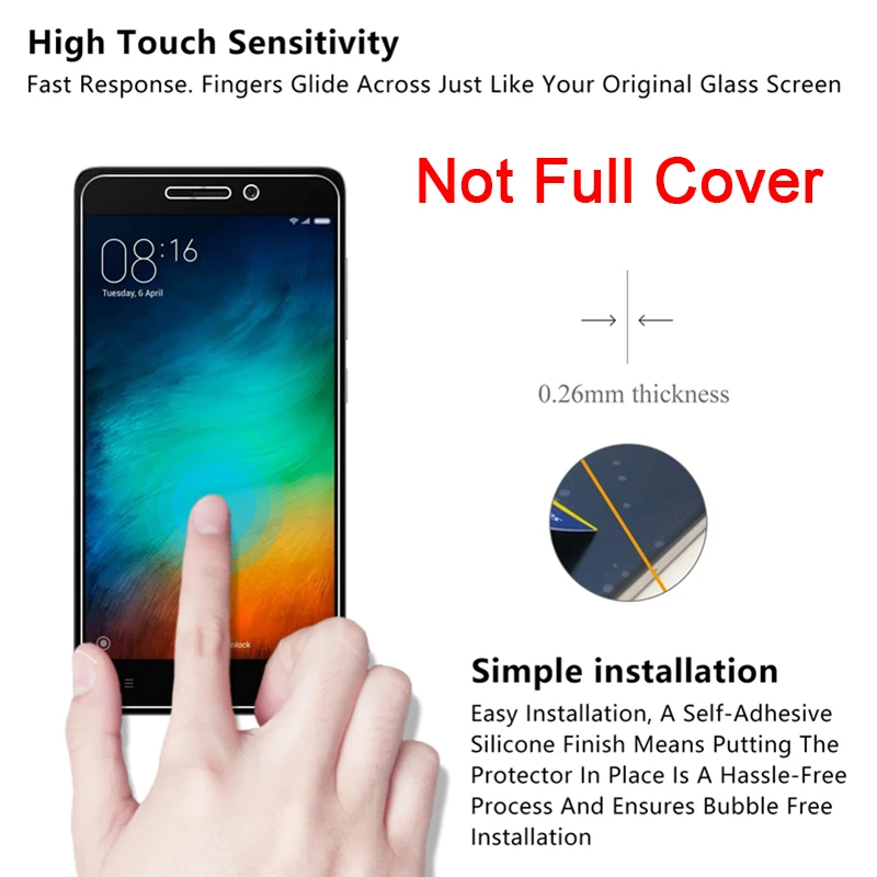 2 шт 9H HD Защитное стекло для экрана протектор для Redmi 7 6 Pro 5 Plus жесткое закаленное стекло для Xiaomi Redmi 6A 5A 4A 4X