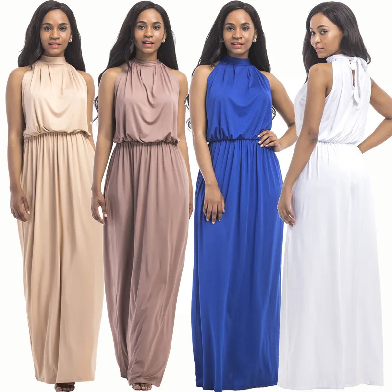 

2019 Clothing Autumn Sexy Women's European And American Foreign Trade Large Size Large Size Dress