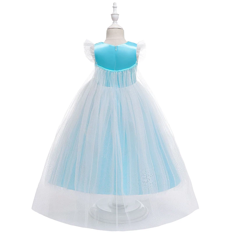 newborn baby dresses Halloween Princess Dresses Girls Snowflake Costume Fancy Party Princess Cosplay Baby Dresses Children Christmas Birthday Set baby girl skirt clothes