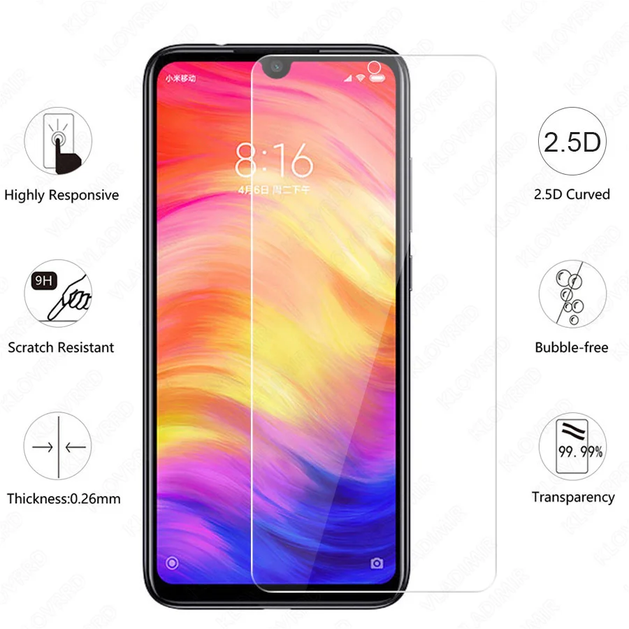 2.5D 9H закаленное стекло для Xiaomi mi Red mi Note 5 6 7 8 Pro Global 6A защита для экрана для Red mi K20 PRO стеклянная защитная пленка