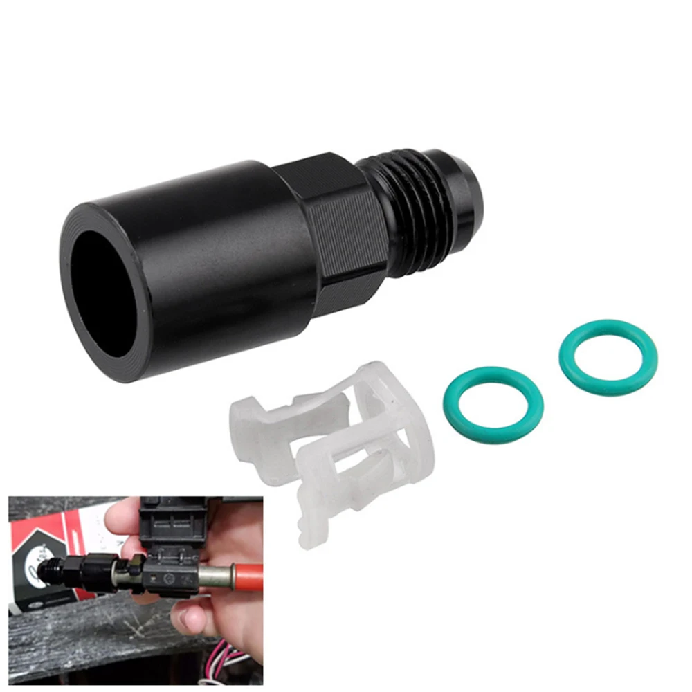 

Fuel Distribution Pipe Joint Quick Connect Fuel Rail Line Adapter Fitting LS LS1 LS3-6AN To 5/16 Hose Dropshipping