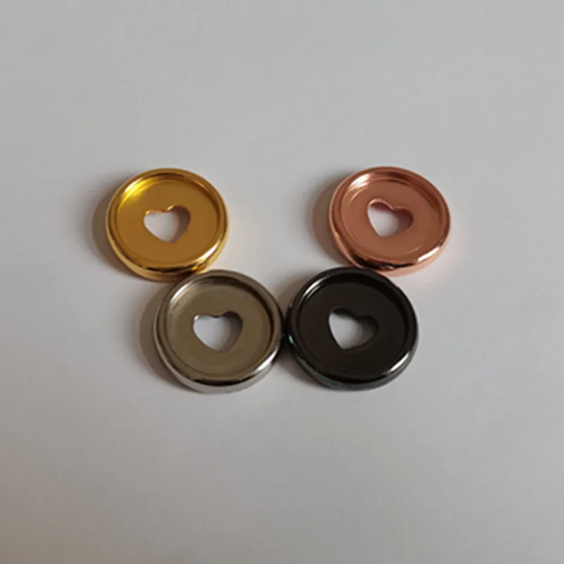 

20PCS 23mm notebook DIY binding tray electroplating notepad ring buckle plastic loose-leaf paper binding button