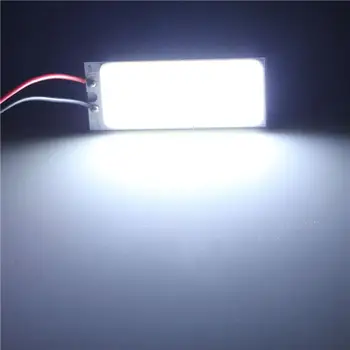 

2pcs White 12V HID 36 COB LED 5W Car Interior Dome Map Reading Light Bulb 5500-6000K Car Interior Panel Lamp