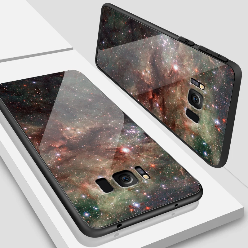 Закаленное Стекло чехол для OnePlus 3 3t 5 5, 6 комплектов/партия, размер 6T 7 7 профессиональная защита корпуса для Samsung Galaxy S8 S9 S10 плюс бампер ударопрочный чехол - Цвет: W128