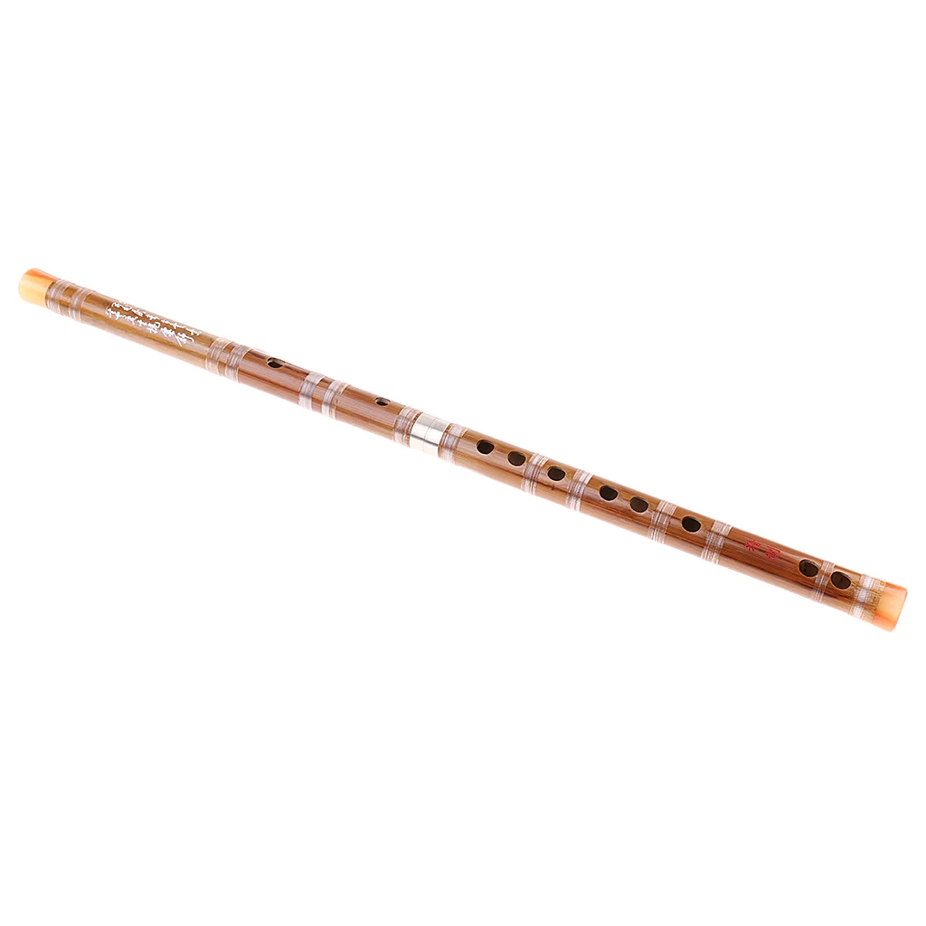 Chinese Bamboo Flute Key F Musical Instrument for Students Beginners Gift