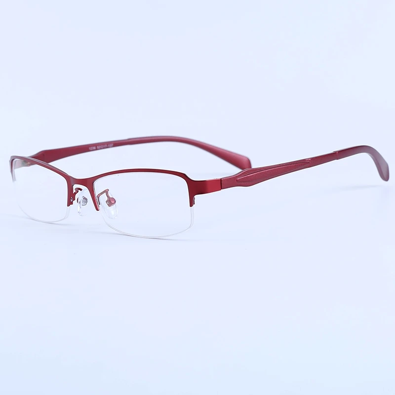1236 red Belmon женские очки компьютерные оптические с диоптрией близорукость сталь с прозрачным объективом очки рамка для женщин 1236 - Цвет оправы: 1236 red