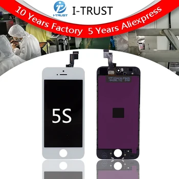 

Grade A+++quality Mobile Phone LCD Display For iphone 5S lcd Touch Screen Digitizer Assembly color 50pcs/lot