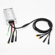 Waterproof Connector Ebike Controller 36V 48V 500W Electric bicycle Controller 22A 9 Mosfet Compatible KT LCD3 LCD4 LCD5 Display