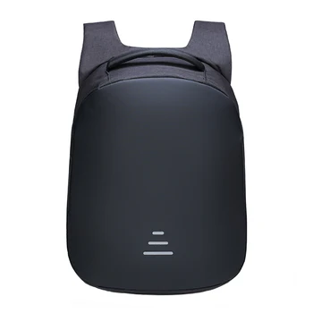 

Men Zipper Closure USB Charging Port Large Capacity Anti Theft Waterproof Notebook Bag Top Handle Adjustable Laptop Backpack