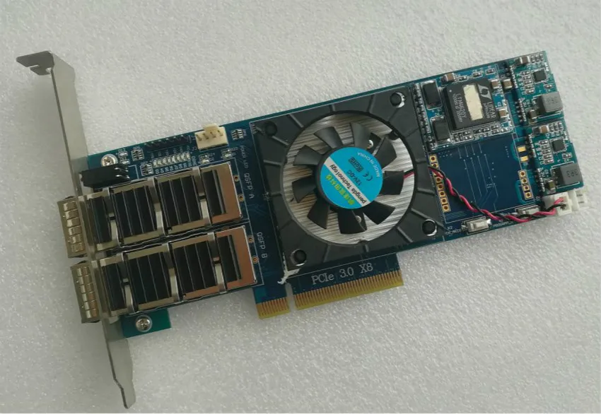 Kintex UltraScale XCKU040 PCIE 3 0 QSFP X 2 или SFP xilinx board fpga xilixn макетная плата pcie|Демонстрационные