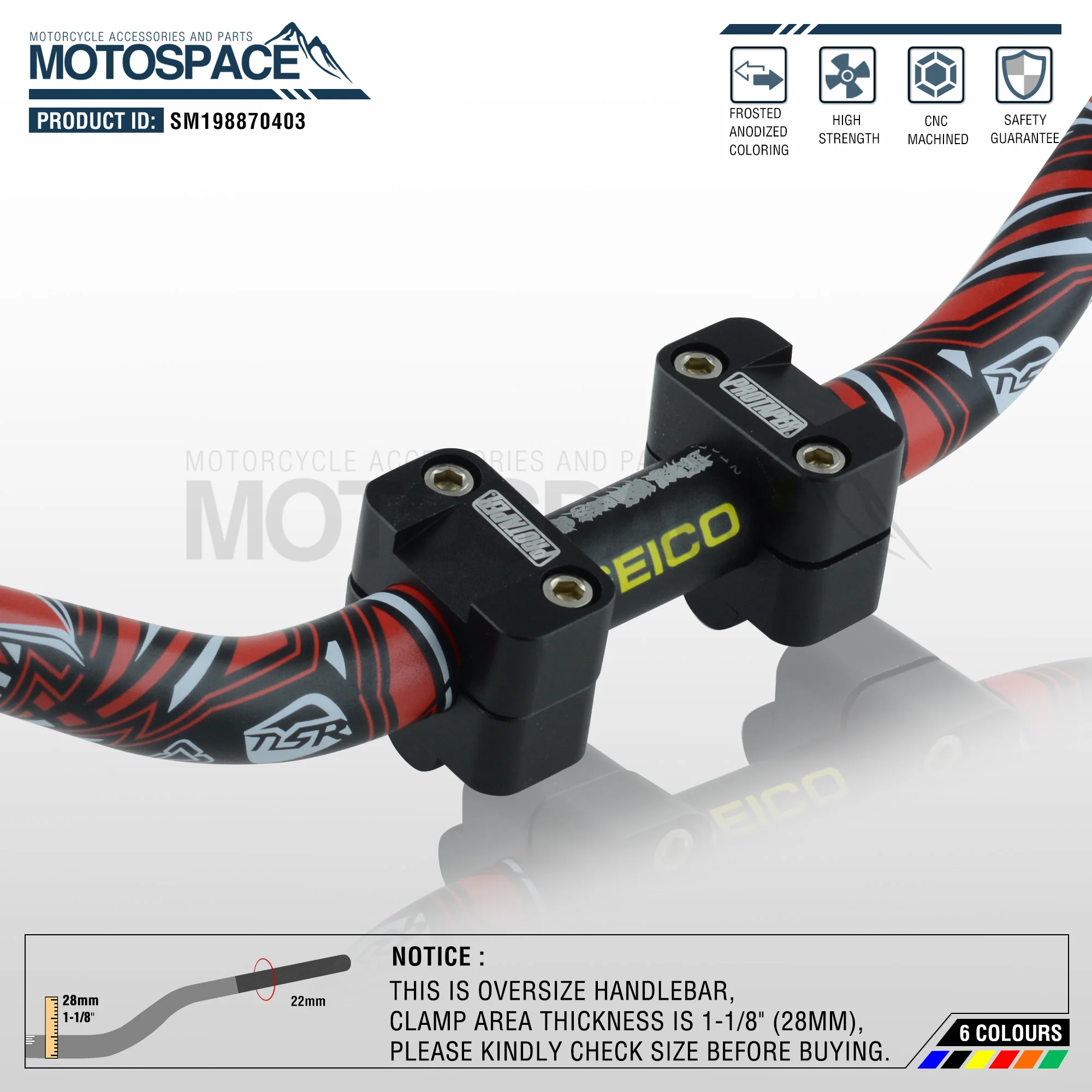 Руль для Pro Taper Pack Bar 1-1/" Phantasy ручка бар колодки ручки Pit Pro Гонки Грязь велосипед ямы мотоцикл с адаптер cnc