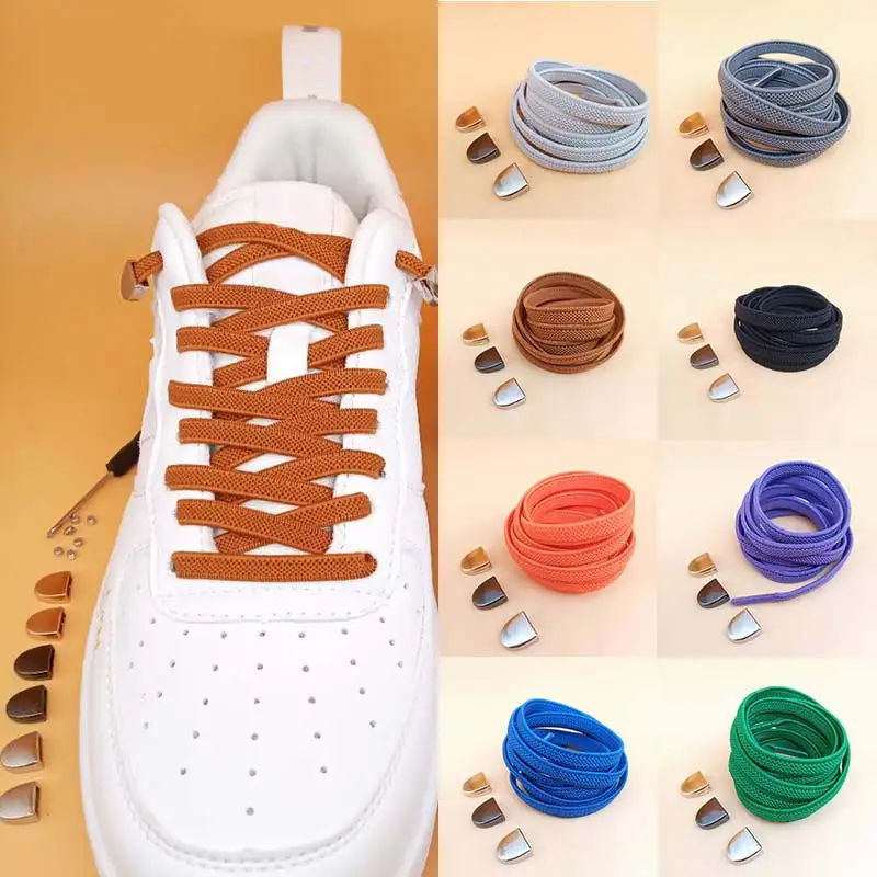 1 пара одноцветных полукруглых шнурков эластичные кружевные шнурки без галстука Детские Взрослые быстрые кроссовки без шнуровки обувные