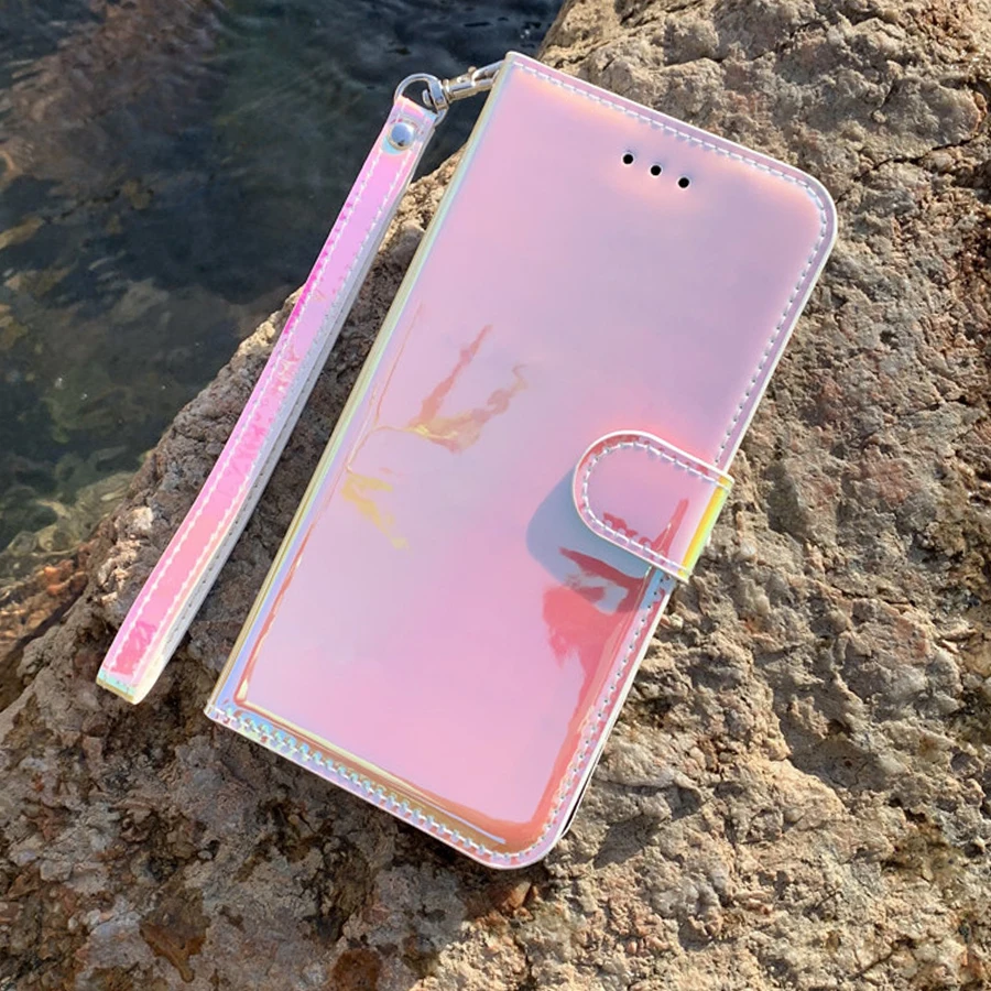 Colorful TongXing JM Роскошный флип-чехол для телефона mi rror из гладкой кожи для Xiaomi mi A3 9t Cc9e Xia mi Red mi K20 8a 7a Note 8 7 Pro Чехол-бумажник для карт - Цвет: Colorful TongXing JM