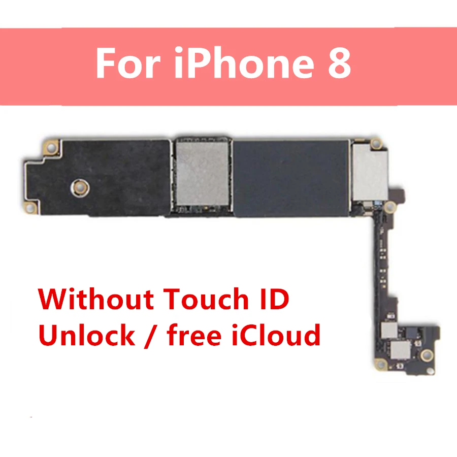 Бесплатная iCloud для iPhone 8 материнская плата без Touch ID оригинальная