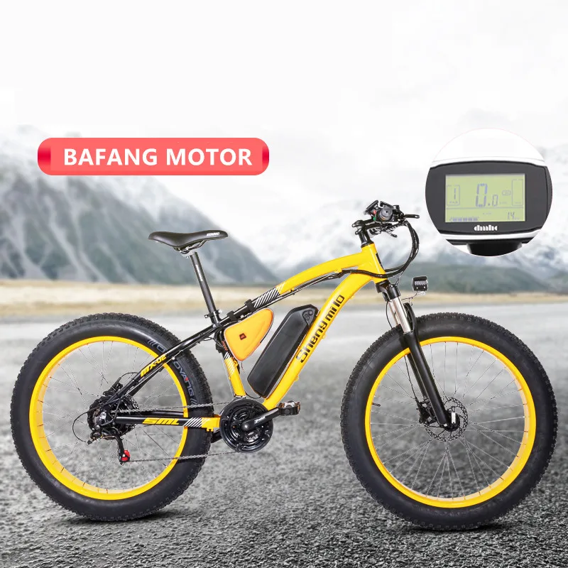 Электрический велосипед BAFANG X Front 500 Вт 48V17AH мотор гидравлический тормоз 26*4 0