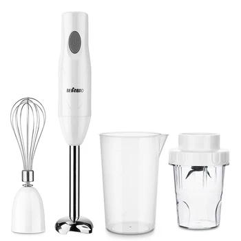 

150W Hand Blender Juicer Baby Food Cooking Electric Mixer 3-In-1 Stainless Steel Household Small Portable Blender for Kitchen