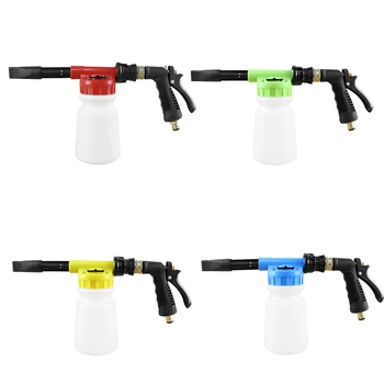 

Portable 1L Garden Gun Jet Car Washer High Pressure Water Gun Pressure Washer Foamer Soap Water Spray For Motorcycle Nozzle New