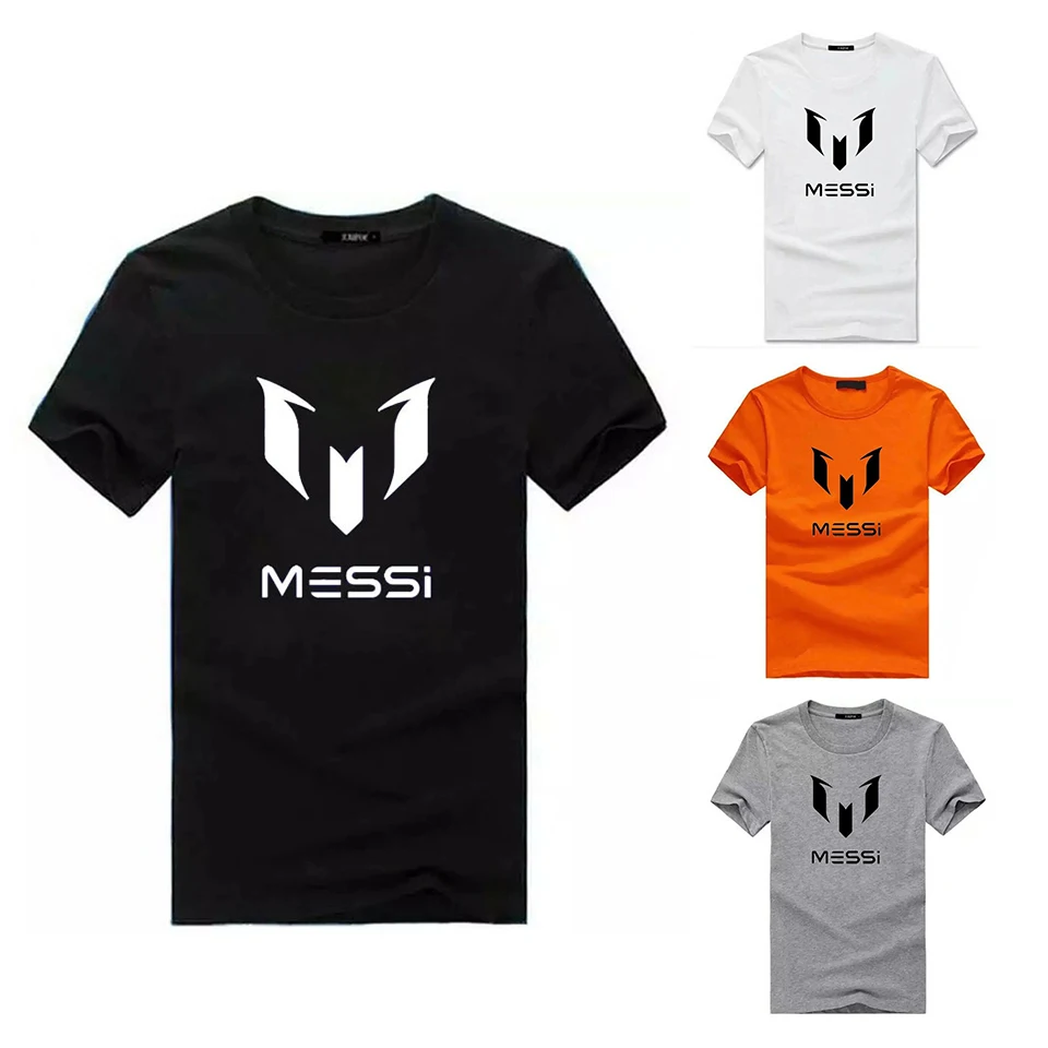 

Barcelona MESSI Men T-Shirt Cotton Short Sleeve Casual Men'S T-Shirts sweatshirt Summer Messi 10 Printed Tee Shirt Homme S-XXXL