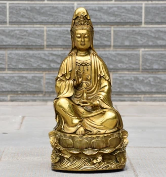 36CM Large # home family Safe Health GOOD luck Talisman Guanyin ...
