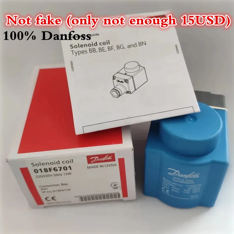 Bobina Original De Danfoss 018f6701 Para Valvula Solenoide 220v/230v ...?