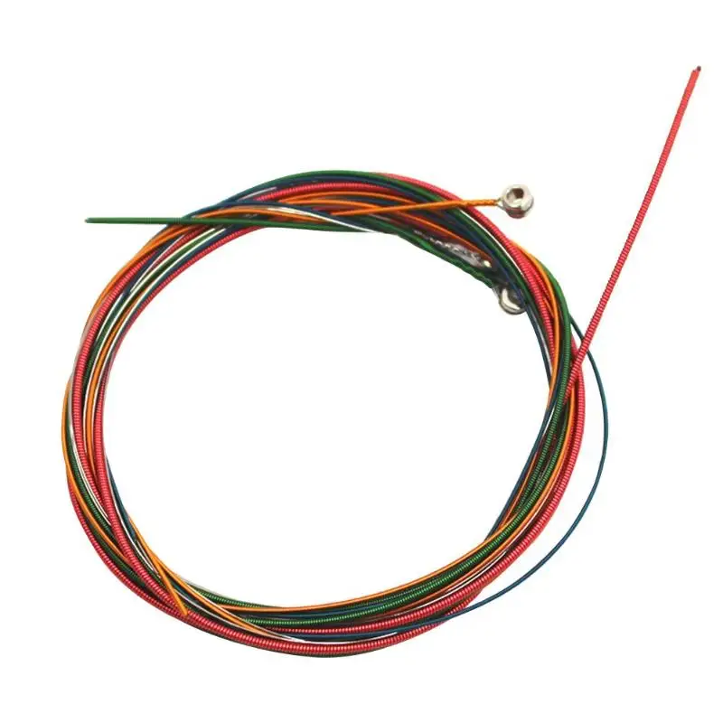 

6 Pcs/set Colorful Guitar Strings E-A For Acoustic Folk Guitar Accessories Acoustic Guitar String Guitar Parts & Accessories New