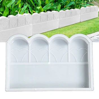 

Plastic Making DIY Paving Mould Home Garden Floor Road Concrete Molds Stone Brick Path Mold Buildings Accessories 42x25x5cm