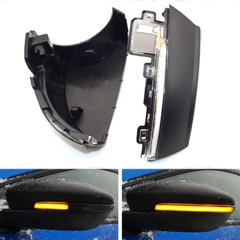 

Black Dynamic Turn Signal LED Side Rearview Mirror Indicator Blinker Repeater Light For Volkswagen VW Polo MK5 6R 6C 2009 -2017