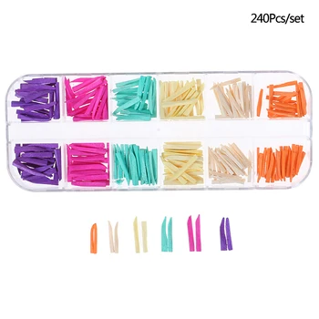 

240Pcs/Set Disposable Restoration Interdental Composite Contoured Wooden Wedges