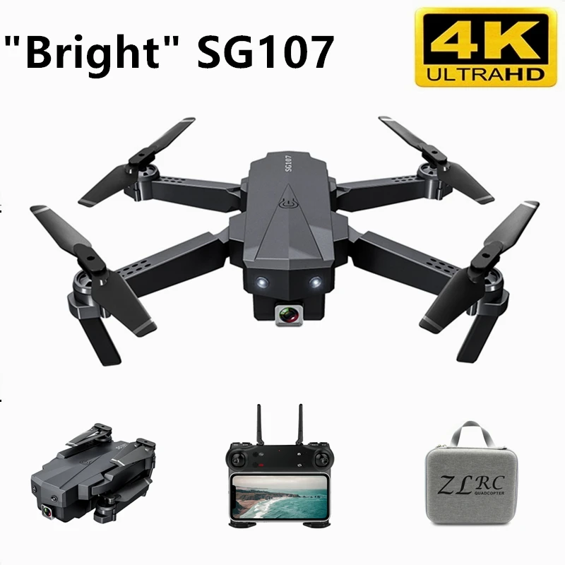 Квадрокоптер SG107 2 камеры WIFI FPV 4 к функция оптического потока | Игрушки и хобби