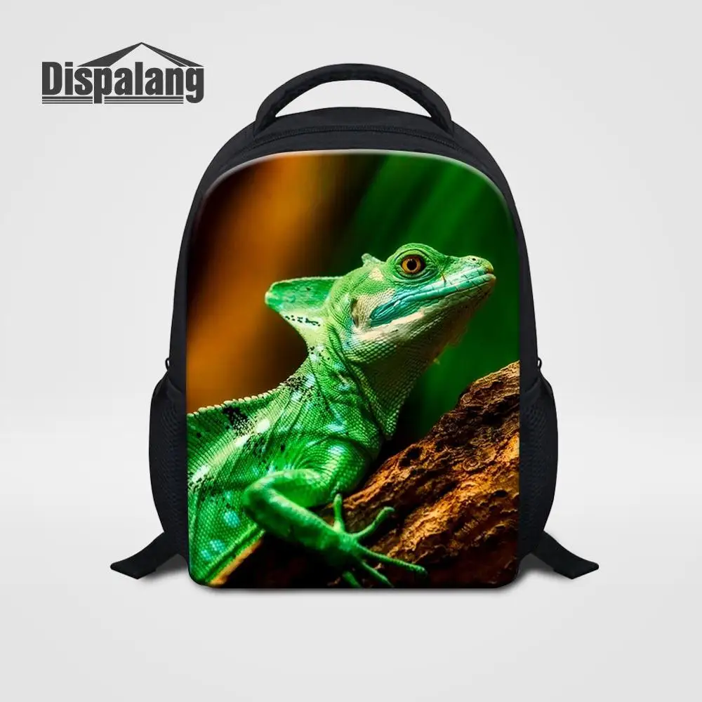 Backpack28 Dispalang школьный рюкзак для мальчиков 12 дюймов Мини милый рюкзак с принтом ящерица для мальчиков Детский рюкзак - Цвет: Backpack28