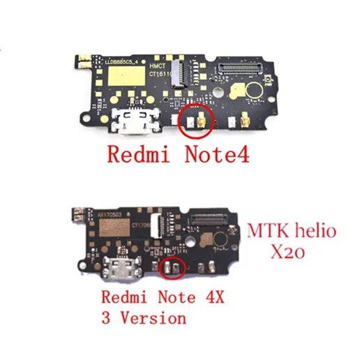 Для Xiaomi Redmi Note 4 OEM зарядный порт печатной платы для Xiaomi Redmi Note 4