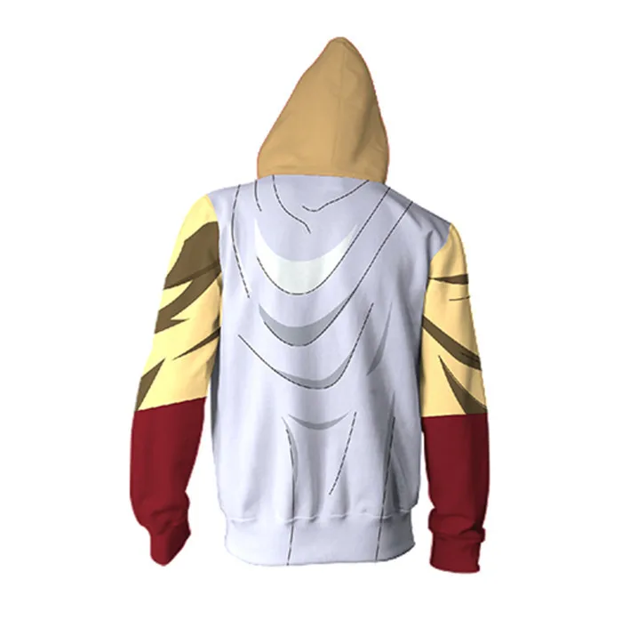 Аниме ONE PUNCH MAN кофты с капюшоном, посвященные Сайтаме Костюмы для косплея 3D принтом ONE PUNCH MAN толстовки Косплэй мужская повседневная куртка с капюшоном