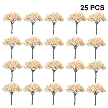 

10/25Pcs 6.5cm/9cm/12cm Sand Table Model Trees Micro Landscape Cherry Trees