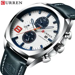 Мужские часы лучший бренд класса люкс CURREN военные аналоговые кварцевые часы мужские спортивные наручные часы Relogio Masculino водонепроницаемые