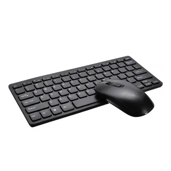 

Laptop PC Wireless Keyboard + Mouse Combo Set USB 2.4GHZ Computer Office Supplies 10M Black/White