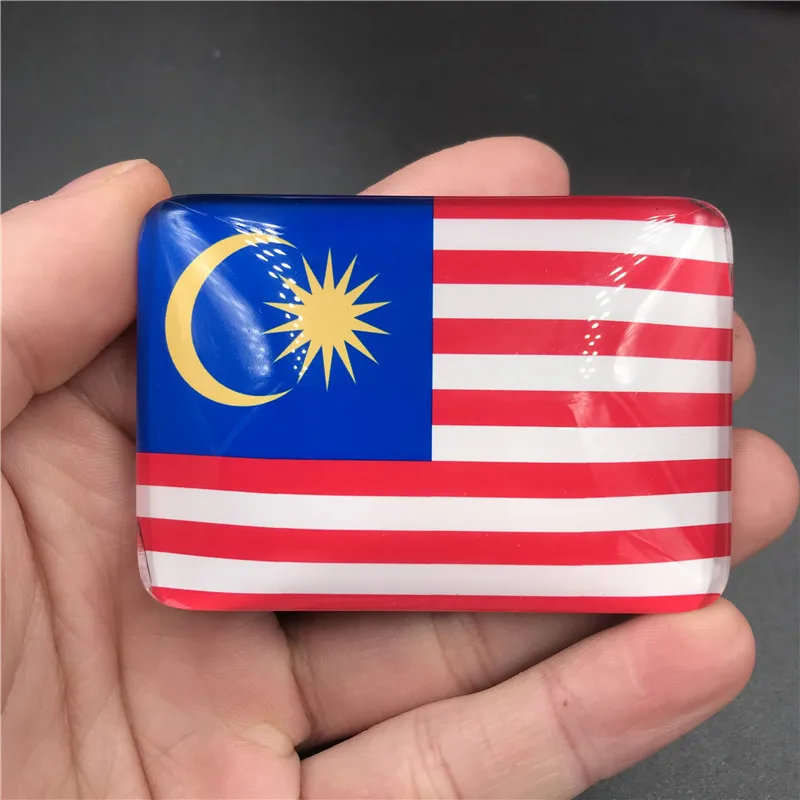 Malaysia Креативные флаги мира магниты на холодильник для дома кухонные украшения кристалл Испания США Бразилия Норвегия магнитная наклейка на холодильник - Цвет: Malaysia