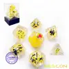 Bescon Novelty Polyhedral Dice Set YellowDuck, Yellow Duck RPG Dice set of 7 3
