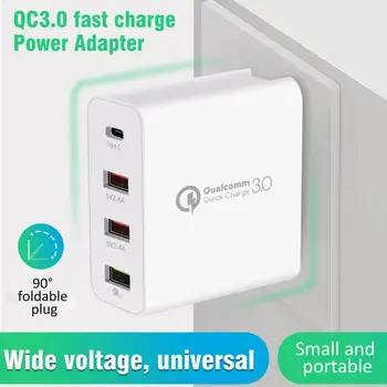

Multi Fast USB Charger Charge Multiple 4 USB Phone Charging Station Universal USB HUB Smart Charger