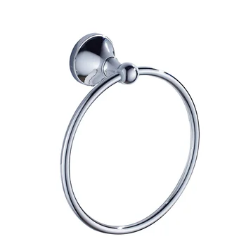 

1PCS Towel Ring Brushed Household Wall Mounted Hanging Towel Holder Rack for Toilet Kitchen Bathroom