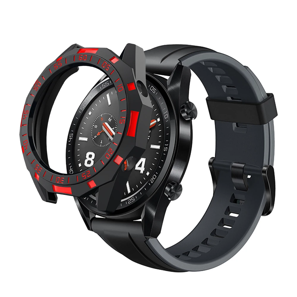 SIKAI 2021 ȭ ġ GT 46mm Ʈ ġ Ŀ ̽, PC TPU  , SIKAI  ׼, ǰ