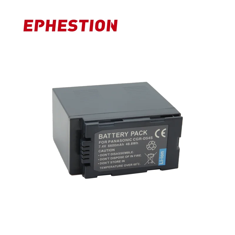 EPHESTION CGA-D54S CGA D54S CGR Аккумулятор для камеры PANASONIC CGR-D54S CGAD54S SE CGP-D54S AG-DVC30 DVC32 Высокая
